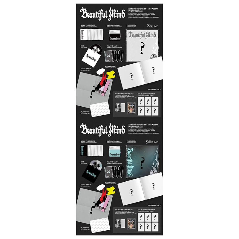 CD XDINARY HEROES BEAUTIFUL MIND 6TH MINI ALBUM 2