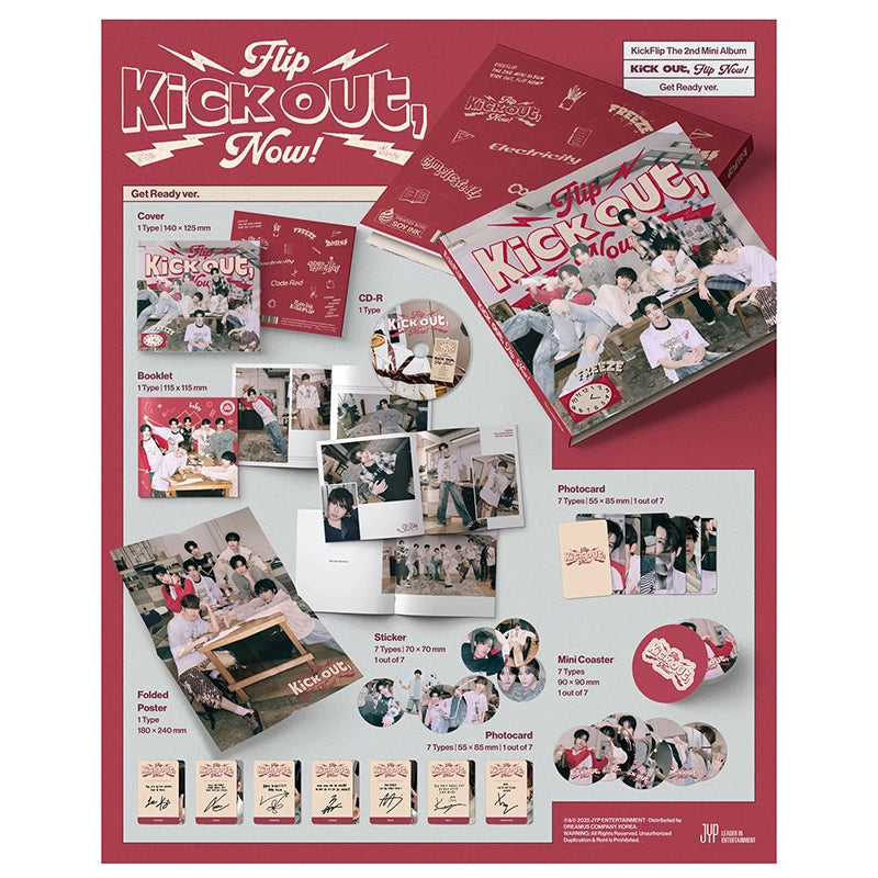 CD KICKFLIP KICK OUT, FLIP NOW!