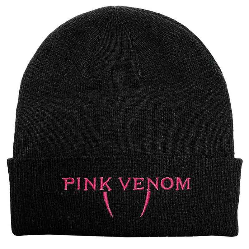 BEANIE BLACK PINK PINK VENOM