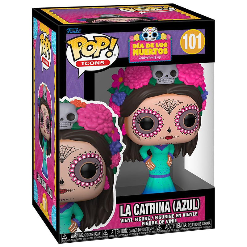 FUNKO POP! ICONS DIA DE LOS MUERTOS LA CATRINA (AZUL) no101