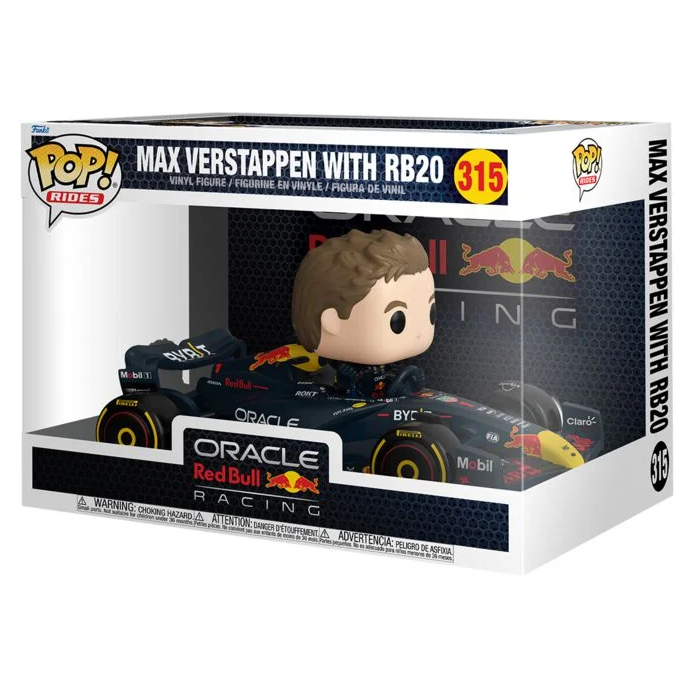 FUNKO POP! RIDES RACING MAX VERSTAPPEN WITH RB20 no315