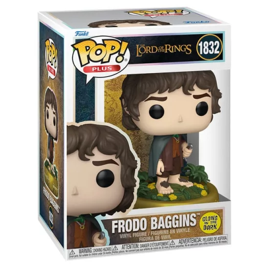 FUNKO POP! PLUS MOVIES THE LORD OF THE RINGS FRODO BAGGINS GITD no1832
