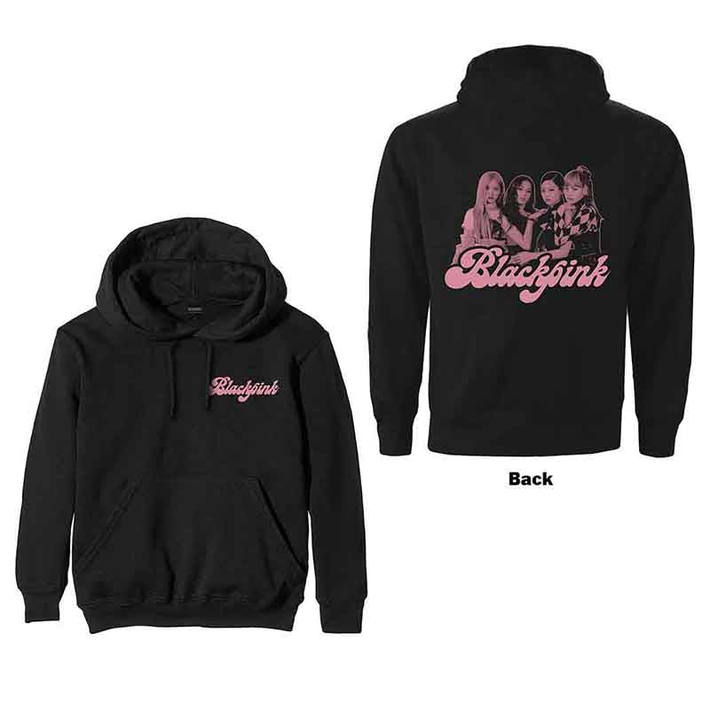 HOODIE BLACK PINK PHOTO BACK