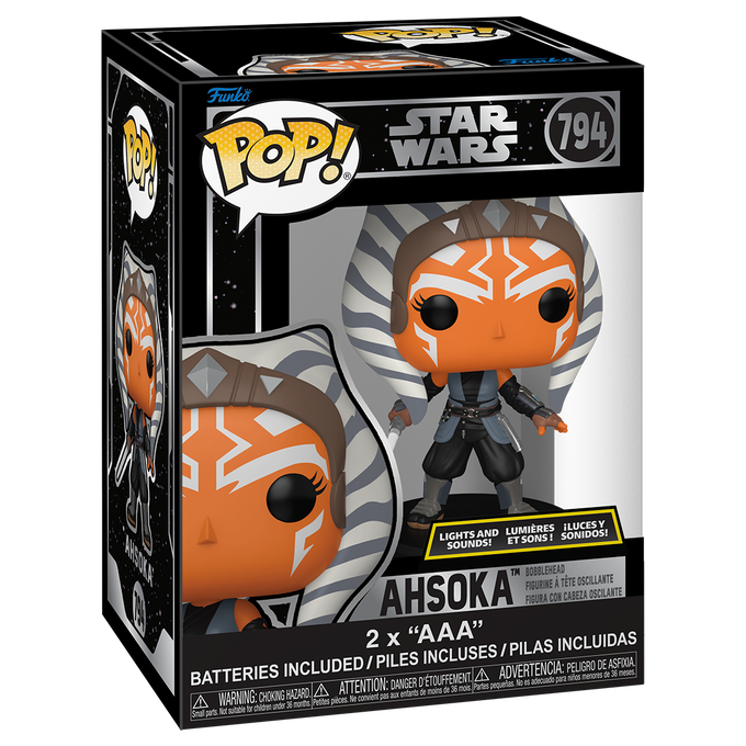 FUNKO POP! STAR WARS AHSOKA LIGHTS AND SOUNDS no794