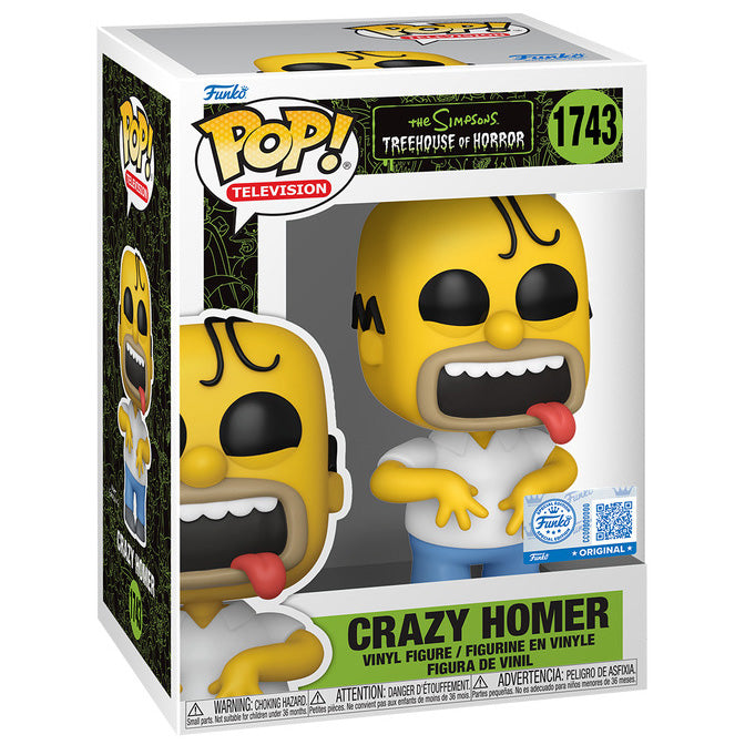 FUNKO POP! TELEVISION THE SIMPSONS TREEHOUSE OF HORROR CRAZY HOMER no1743