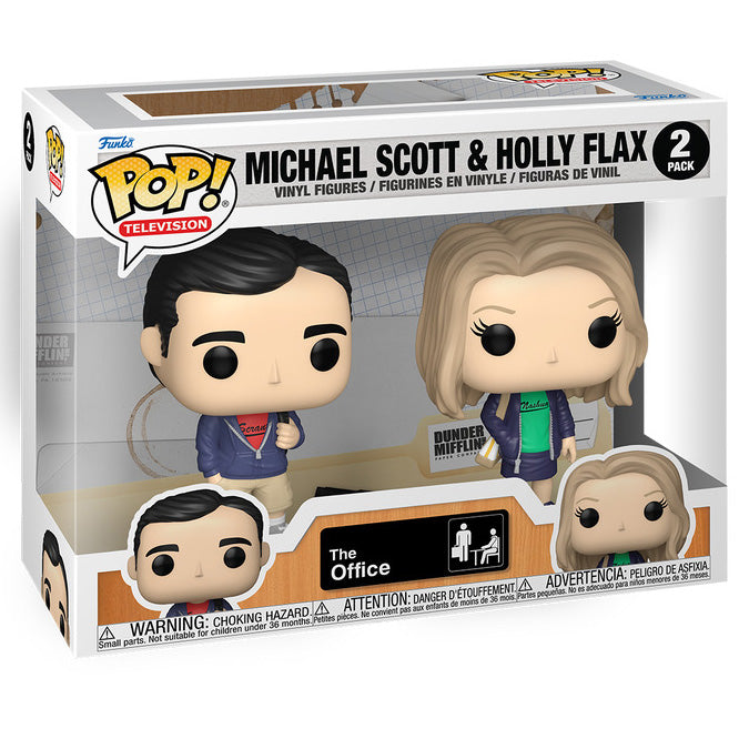 FUNKO POP! TELEVISION THE OFFICE MICHAEL SCOTT & HOLLY FLAX 2PACK