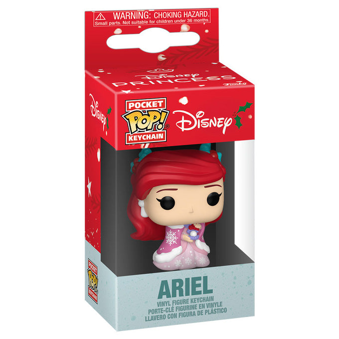NYCKELRING FUNKO POP! DISNEY PRINCESS HOLIDAY ARIEL