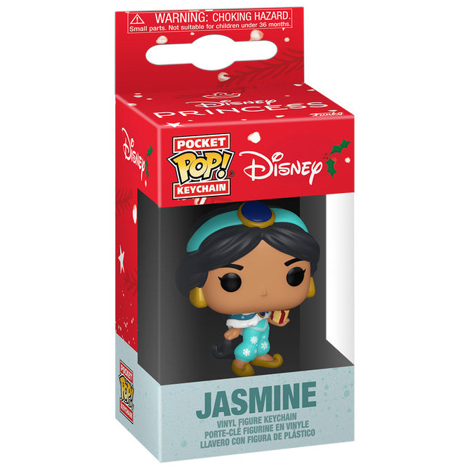 NYCKELRING FUNKO POP! DISNEY PRINCESS HOLIDAY JASMINE