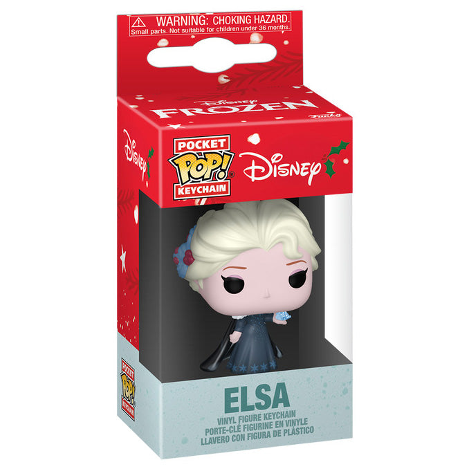 NYCKELRING FUNKO POP! DISNEY PRINCESS HOLIDAY ELSA