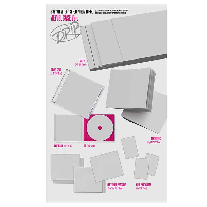 CD BABYMONSTER DRIP 1ST FULL ALBUM