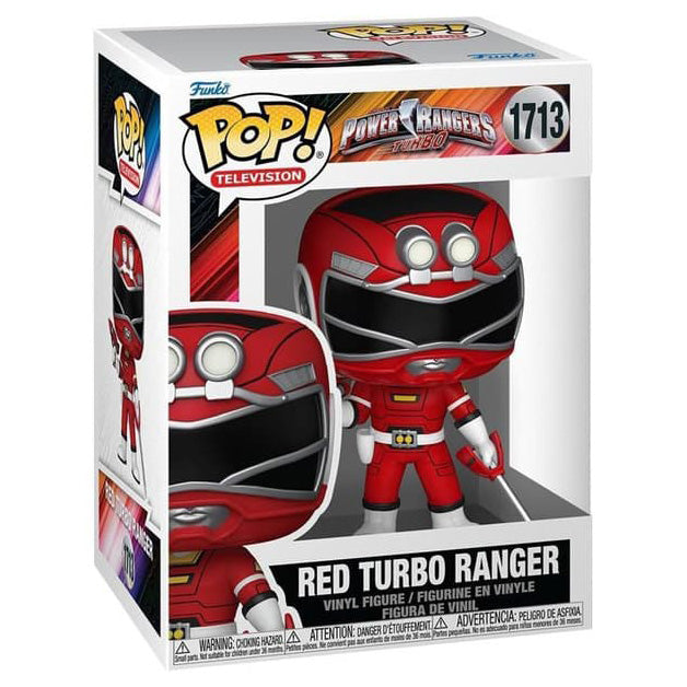 FUNKO POP! TELEVISION POWER RANGERS TURBO RED TURBO RANGER no1713