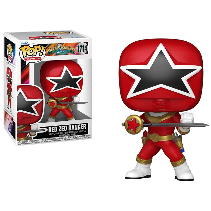 FUNKO POP! TELEVISION POWER RANGERS ZEO RED ZEO RANGER no1714