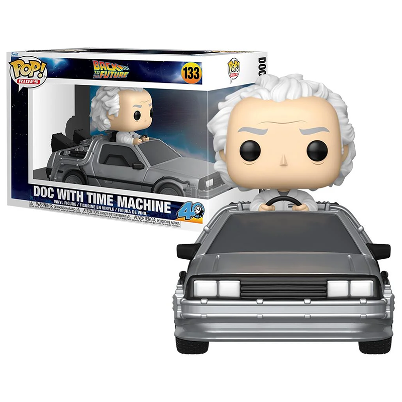 FUNKO POP! BACK TO THE FUTURE DOC WITH TIME MACHINE no133