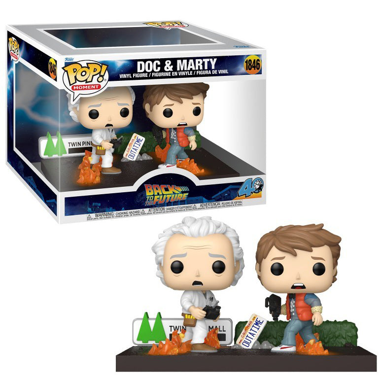 FUNKO POP! BACK TO THE FUTURE DOC &#038; MARTY no1846