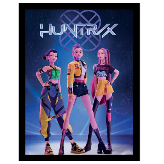 FRAMED PRINT K-POP DEMON HUNTERS HUNTRIX 2