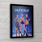 FRAMED PRINT K-POP DEMON HUNTERS HUNTRIX