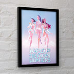 FRAMED PRINT K-POP DEMON HUNTERS TRIO 2