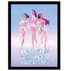 FRAMED PRINT K-POP DEMON HUNTERS TRIO