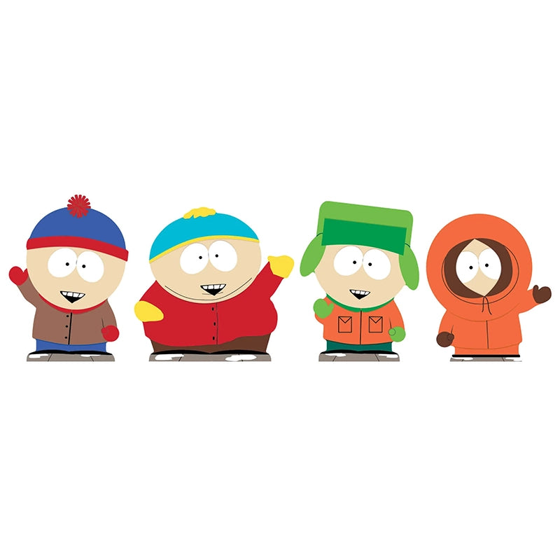 CUTOUTS SMALL SOUTHPARK CARTMAN, STAN, KYLE, KENNY