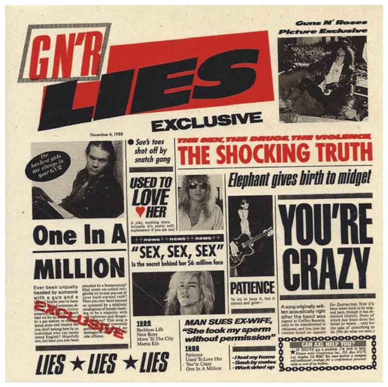 CD GUNS N´ ROSES G N´ R LIES