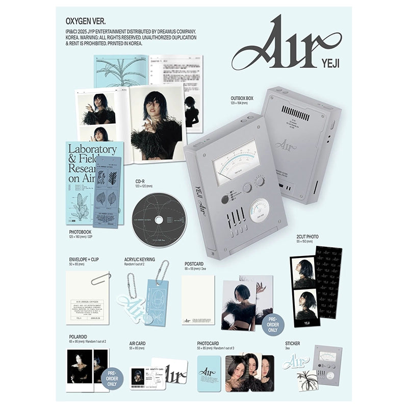 CD YEJI AIR THE 1ST MINI ALBUM 2