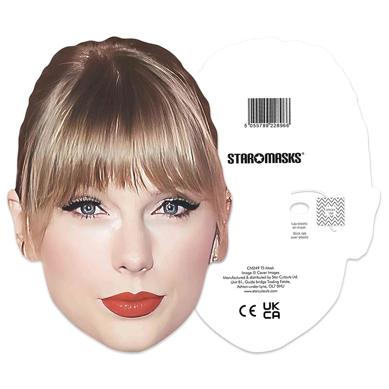 CUTOUTS FUN FACE MASKS TAYLOR SWIFT