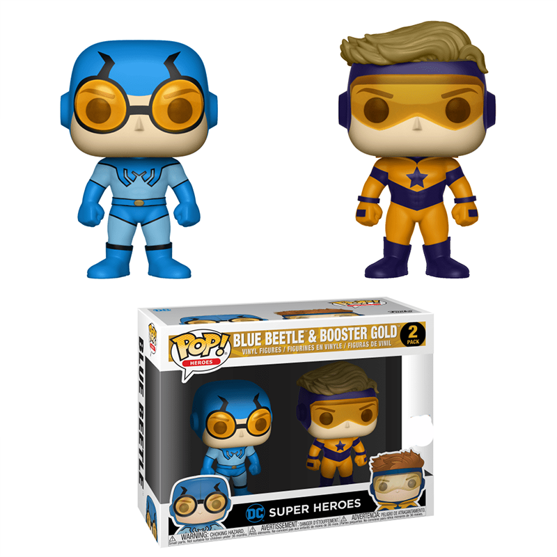 POP! DC HEROES BLUE BEETLE & BOOSTER GOLD 2-pack