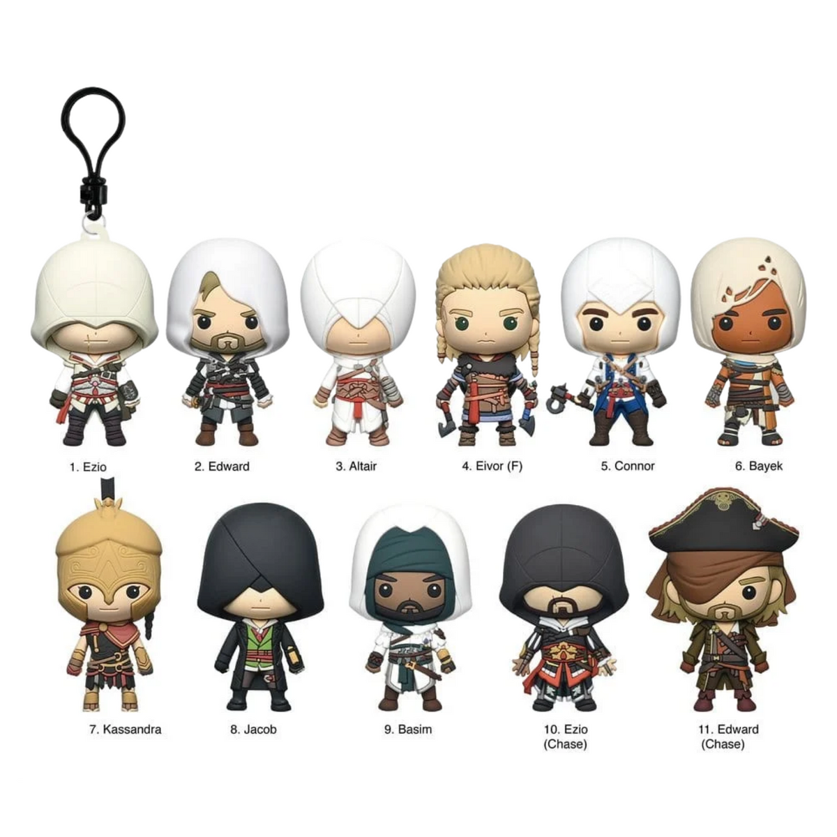 3D BAG CLIPS ASSASIN'S CREED SERIES 1