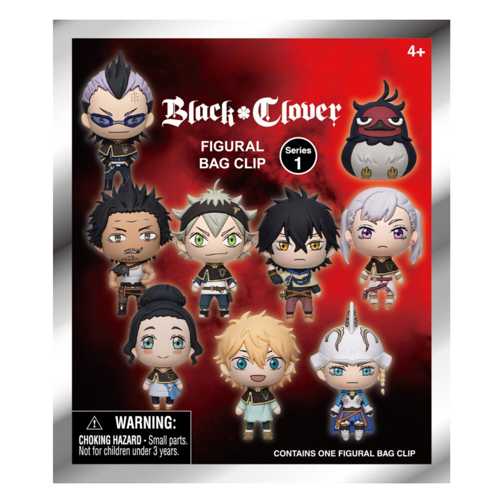 3D BAG CLIPS BLACK CLOVER SERIES 1