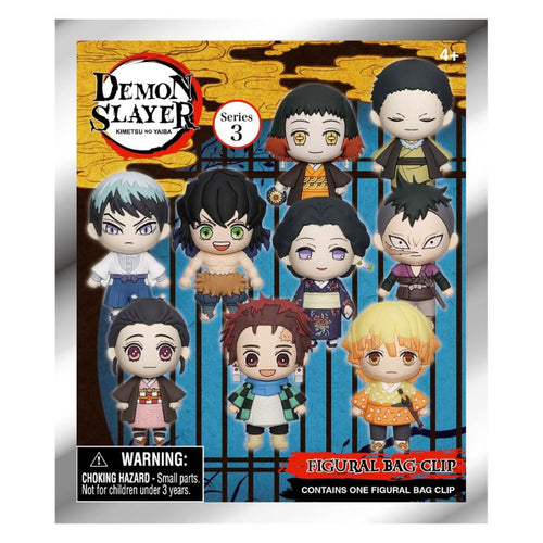 3D BAG CLIPS DEMON SLAYER KIMETSU NO YAIBA SERIES 3