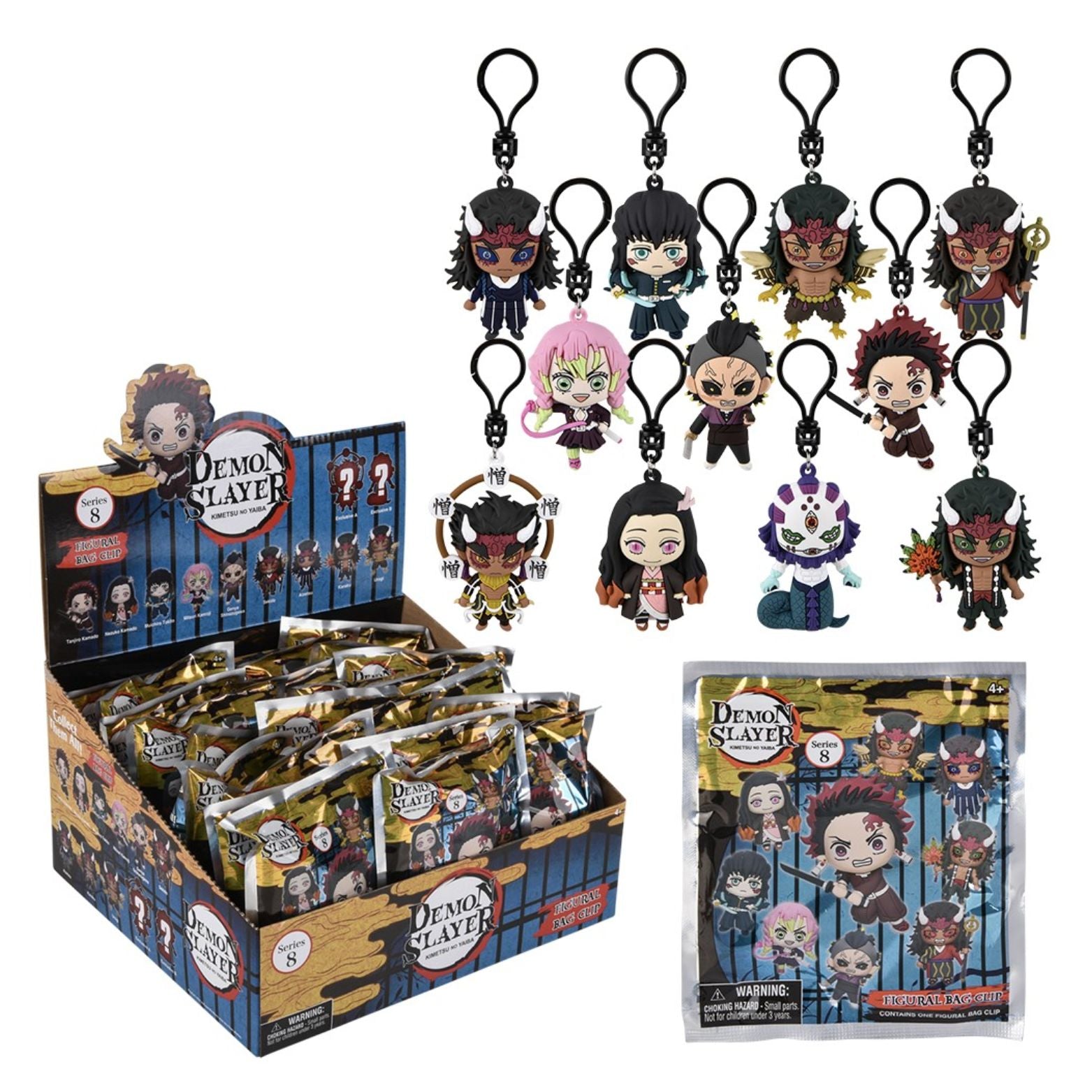 3D BAG CLIPS DEMON SLAYER SERIES 8