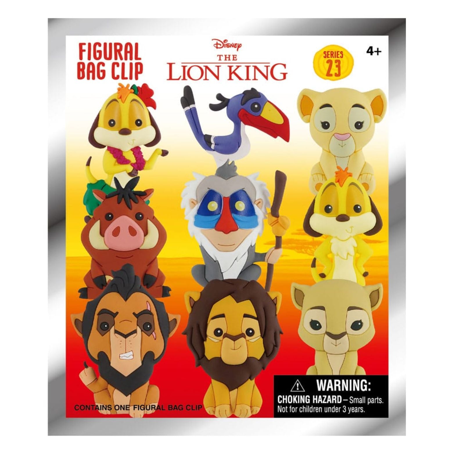 3D BAG CLIPS DISNEY LION KING