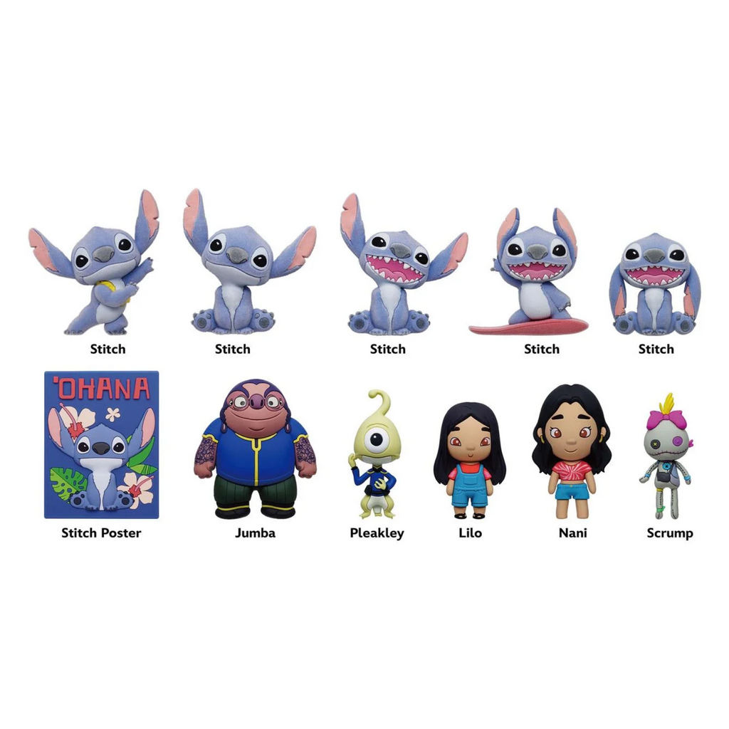 3D BAG CLIPS DISNEY STITCH THE THE LIVE ACTION MOVIE SERIES 63