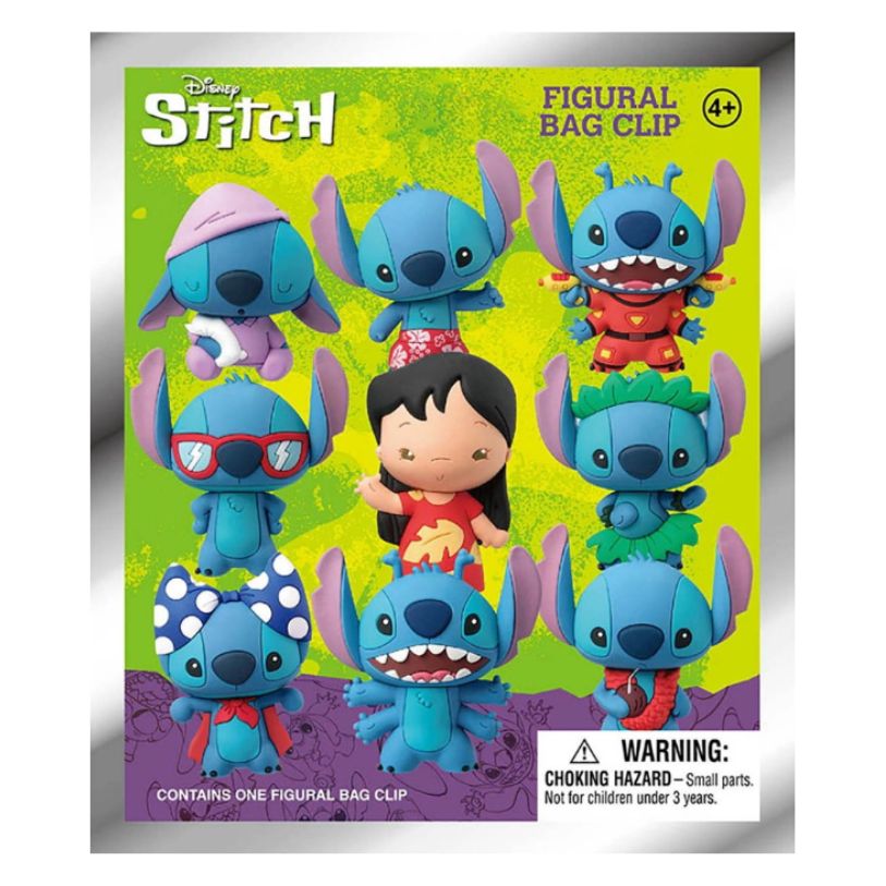 3D BAG CLIPS DISNEY LILO & STITCH SERIES 1