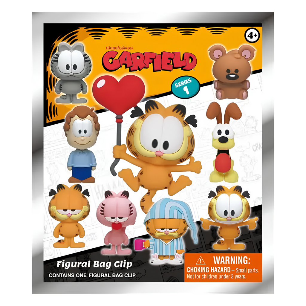 3D BAG CLIPS GARFIELD SERIES 1