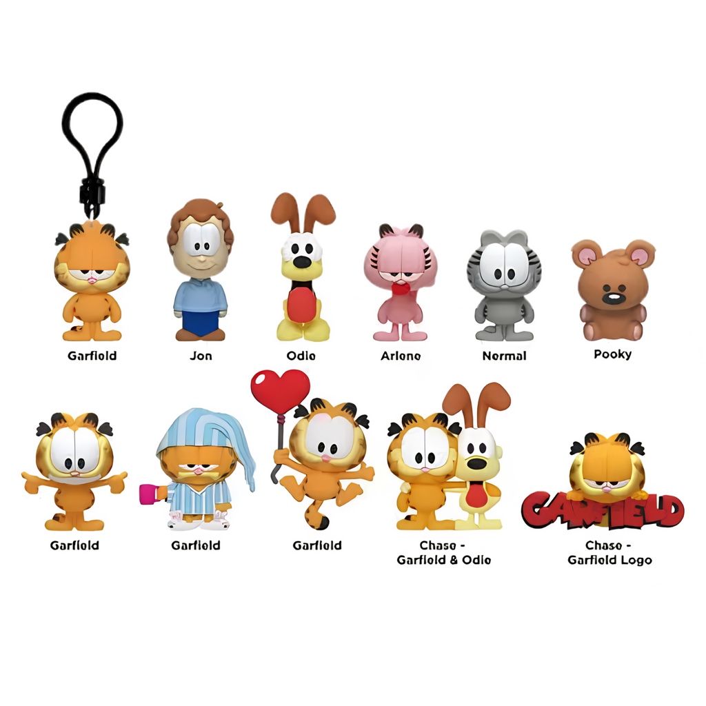 3D BAG CLIPS GARFIELD SERIES 1