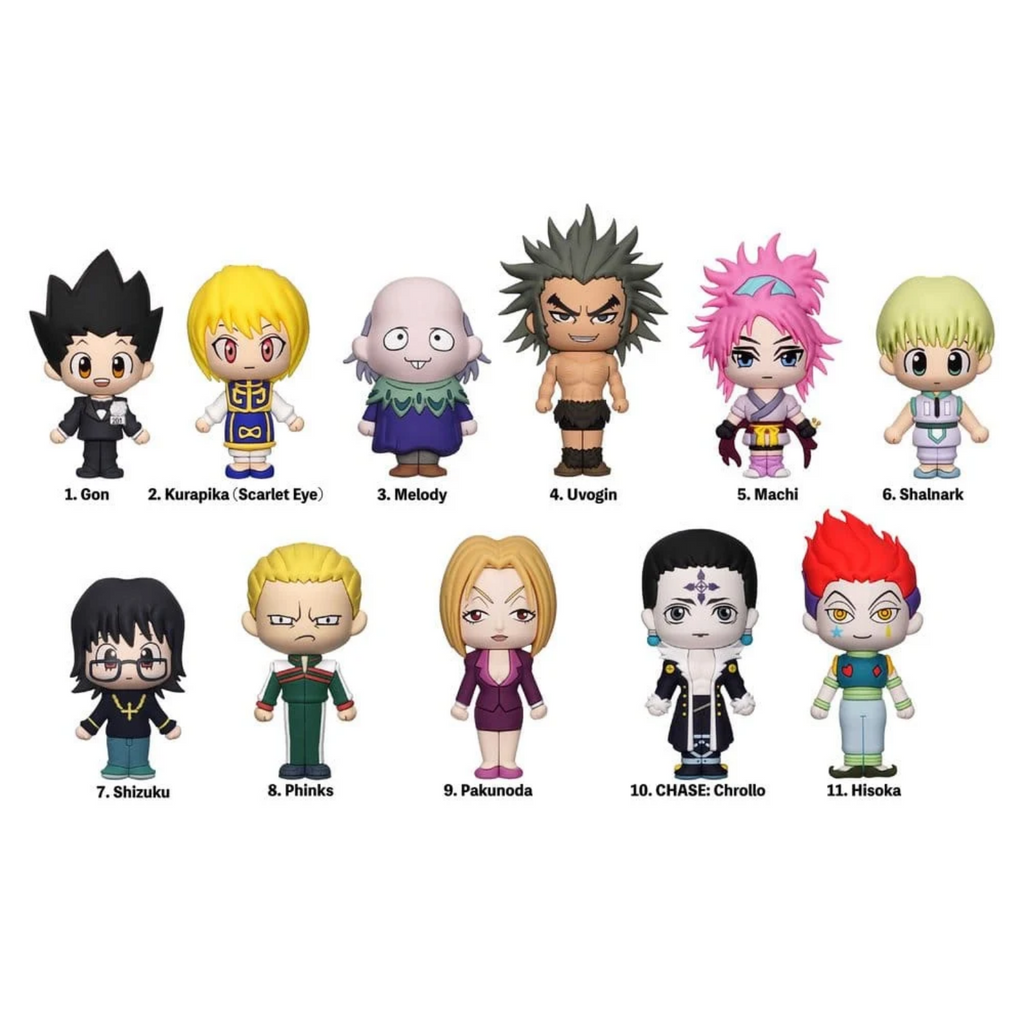 3D BAG CLIPS HUNTER X HUNTER SERIES 2