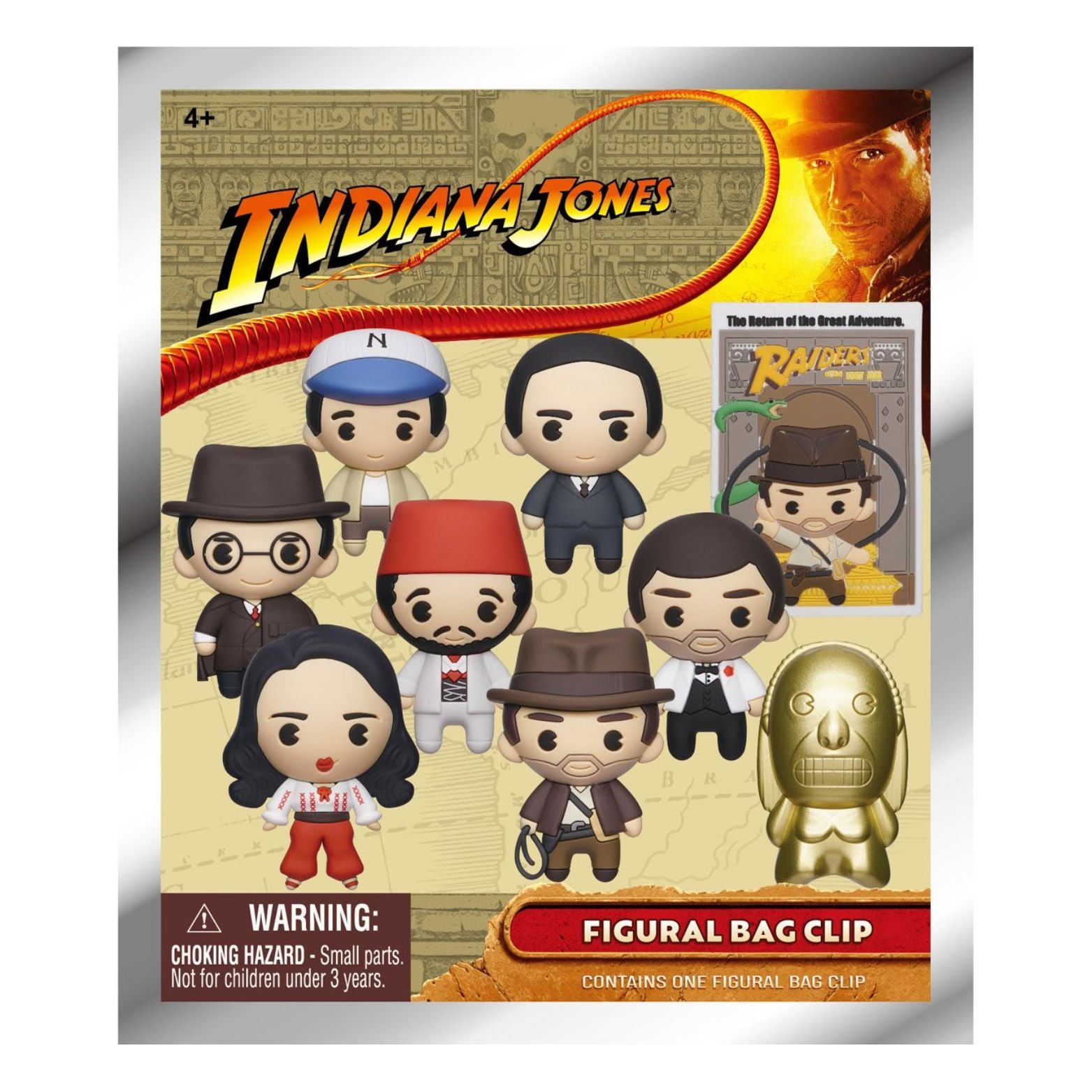 3D BAG CLIPS INDIANA JONES