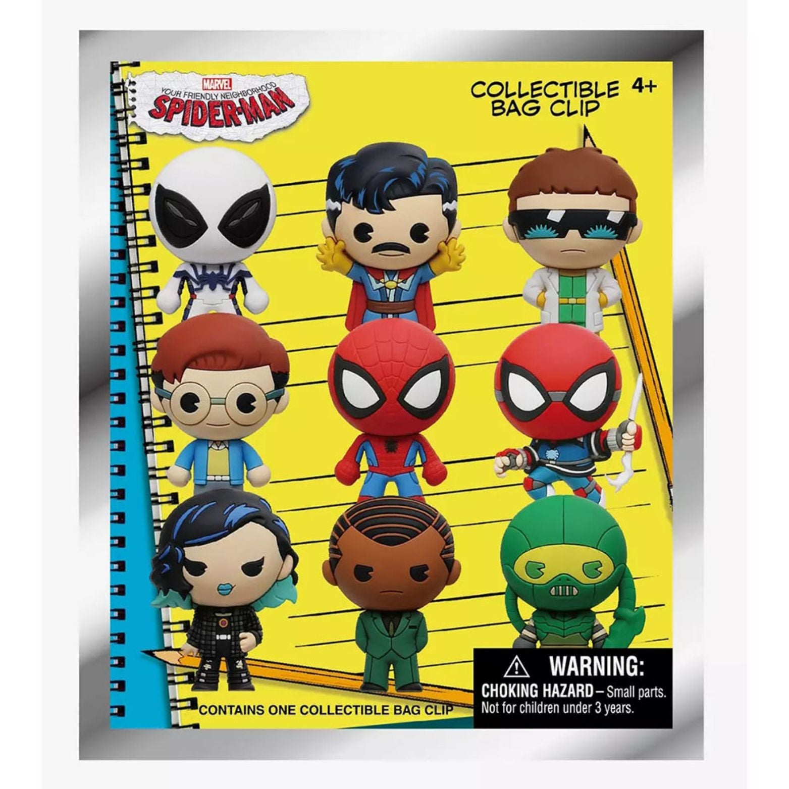 3D BAG CLIPS MARVEL SPIDER-MAN YOUR FRIENDLY SPIDER-MAN