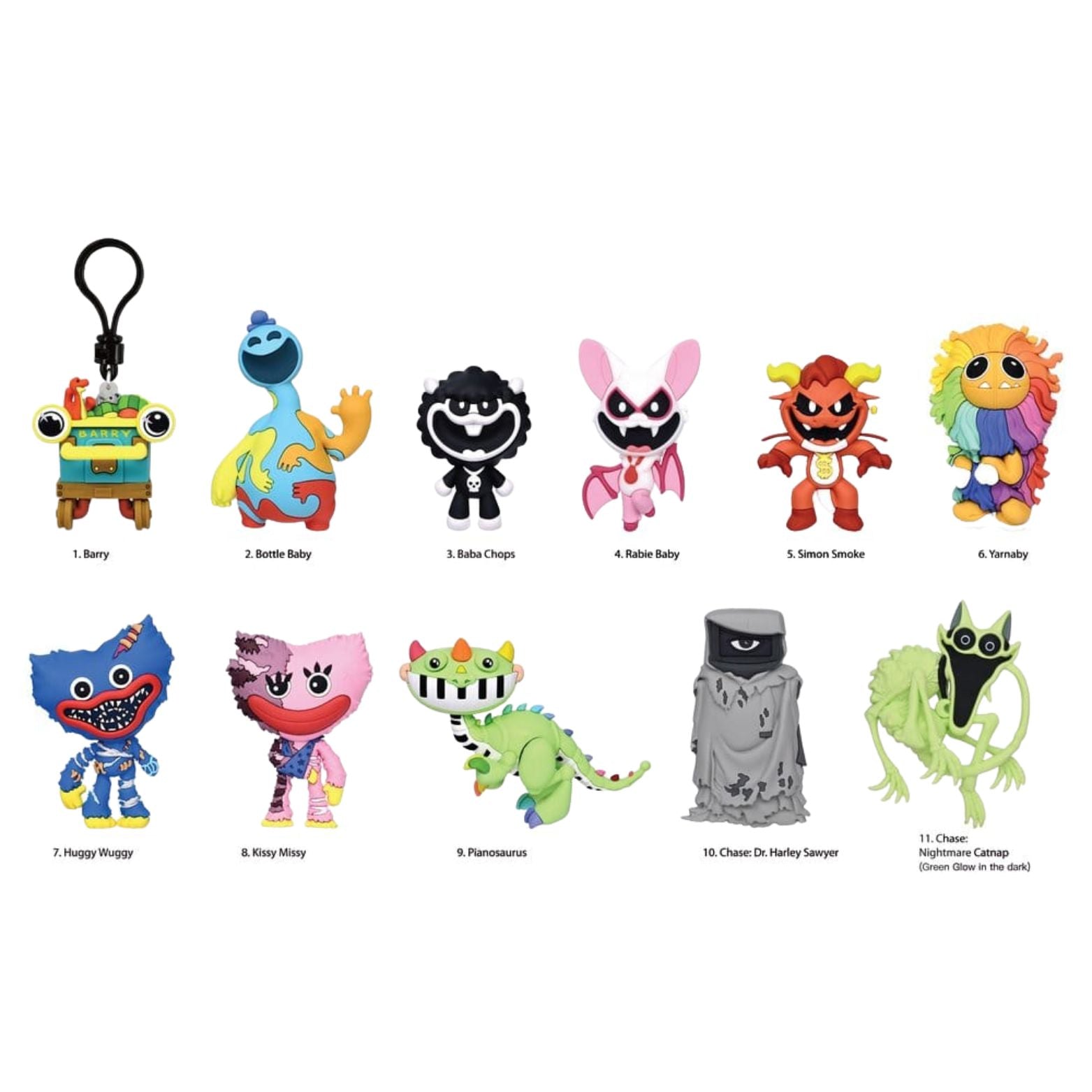 3D BAG CLIPS POPPY PLAYTIME SERIES 2