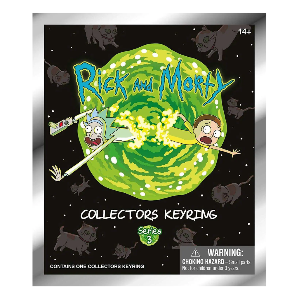 3D BAG CLIPS RICK AND MORTY SERIES 3