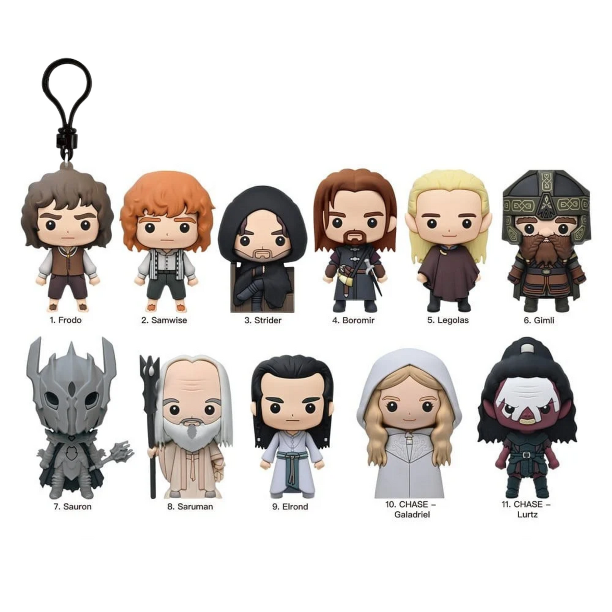 3D BAG CLIPS THE LORD OF THE RINGS SERIES 2