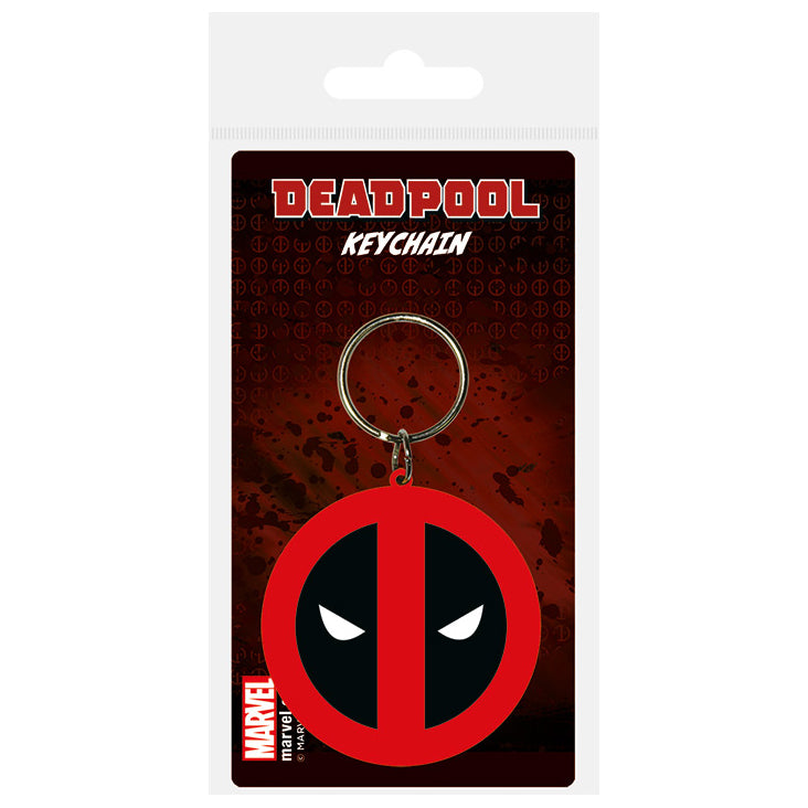 KEYCHAIN CARDED DEADPOOL FACE