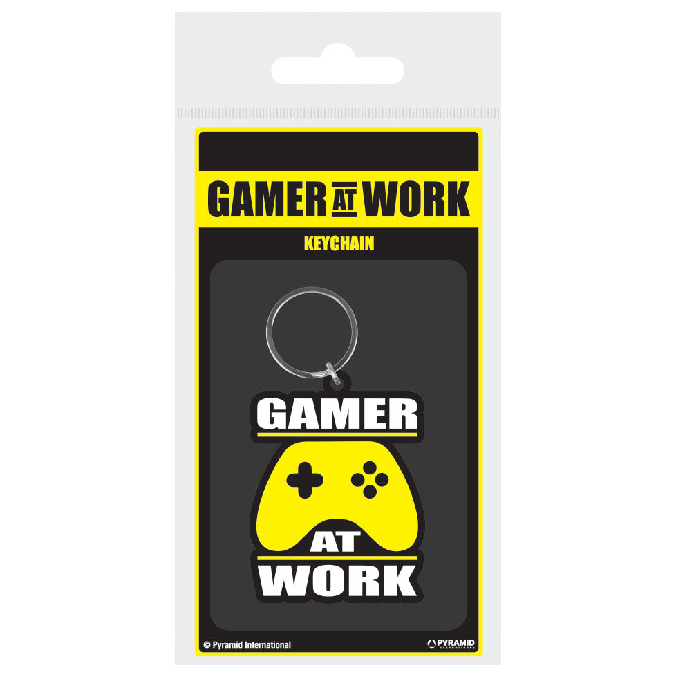 KEYCHAIN CARDED GAMER AT WORK JOYPAD