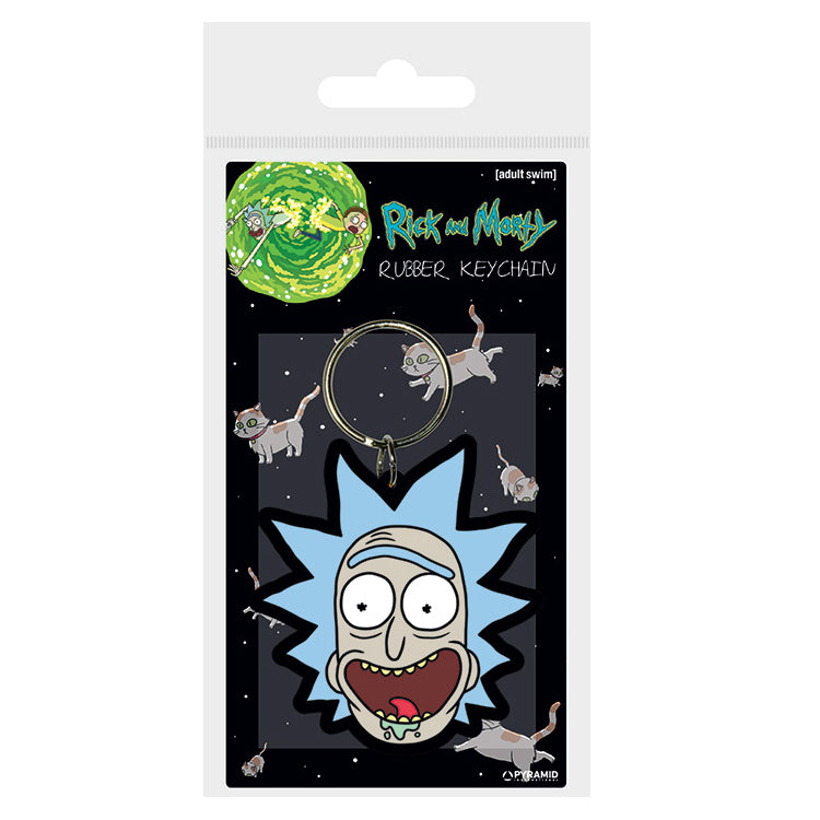 NYCKELRING RICK AND MORTY RICK CRAZY SMILE
