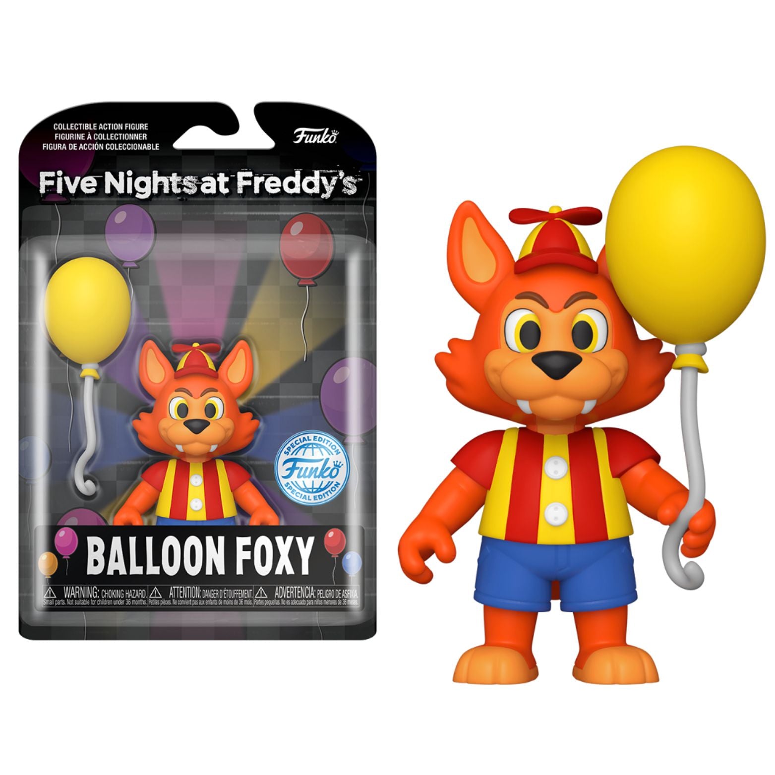 ACTION FIGURE FIVE NIGHTS AT FREDDY'S BALLOON FOXY FUNKO SPECIAL EDITION