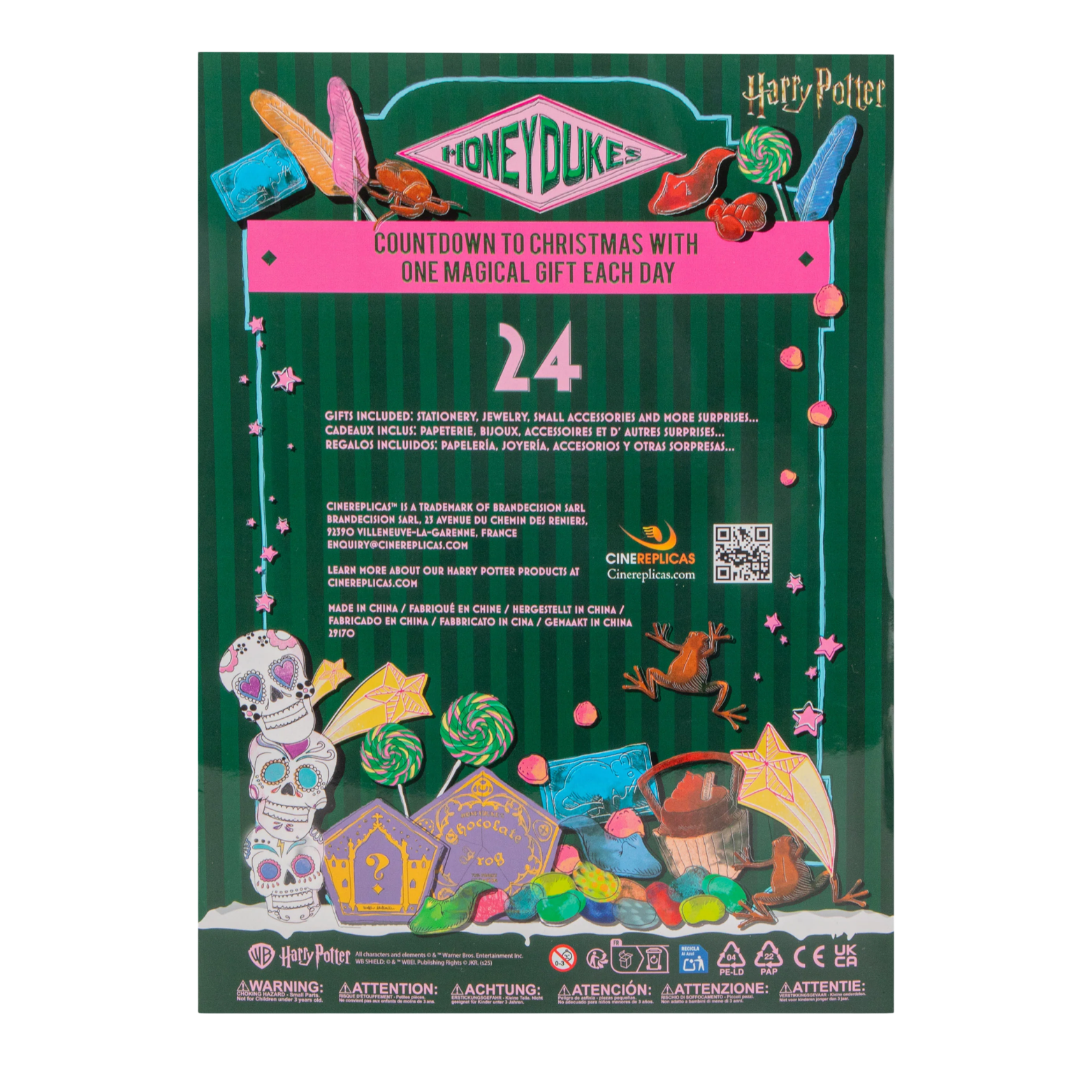 ADVENT CALENDAR HARRY POTTER HONEYDUKES