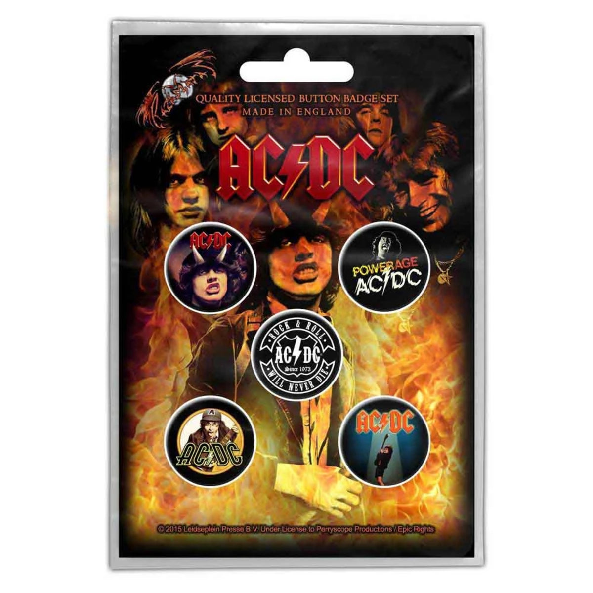 BADGE PACK AC/DC HIGHWAY TO HELL