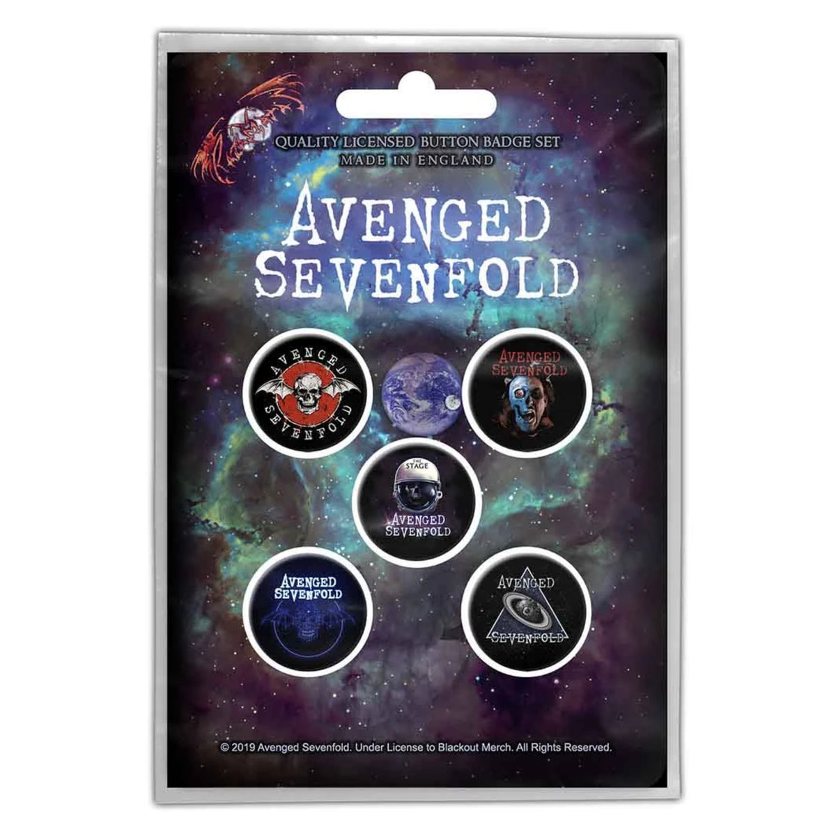 BADGE PACK AVENGED SEVENFOLD THE STAGE