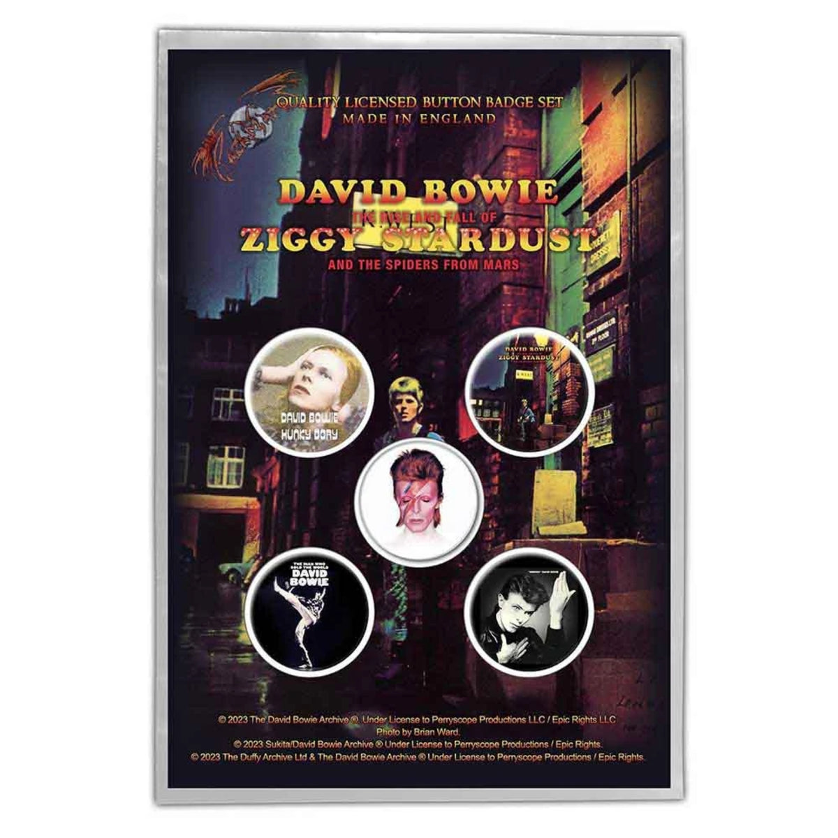 BADGE PACK DAVID BOWIE EARLY ALBUMS